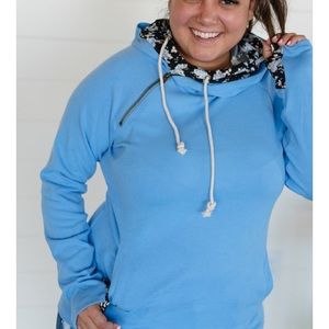 Ampersand Avenue Double hooded sweatshirt